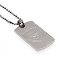 Arsenal FC Engraved Dog Tag & Chain