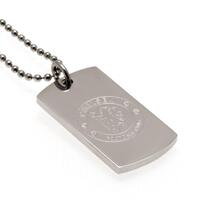 Chelsea FC Engraved Dog Tag & Chain