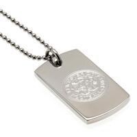 Leicester City FC Engraved Dog Tag & Chain