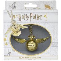 Harry Potter Gold Plated Golden Snitch Watch Necklace 
