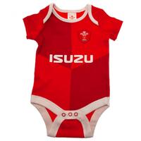 Wales RU 2 Pack Bodysuit 6/9 mths QT