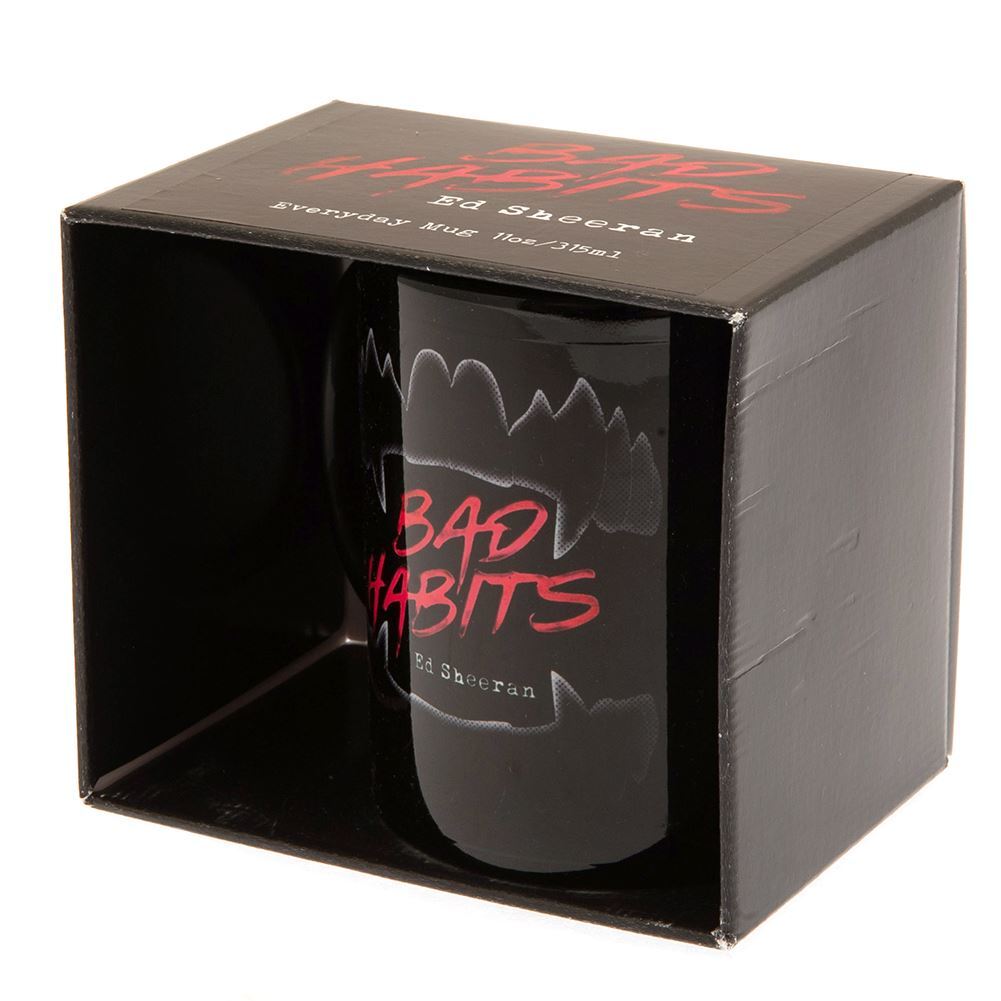 Ed Sheeran Mug Bad Habits