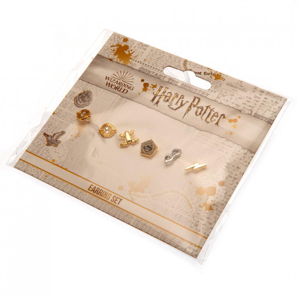 Harry Potter Gold Plated Earring Set 