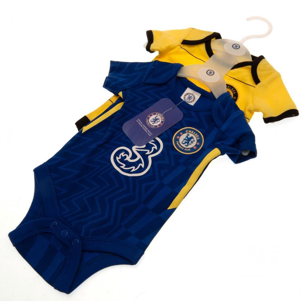 Chelsea FC 2 Pack Bodysuit 9/12 mths BY