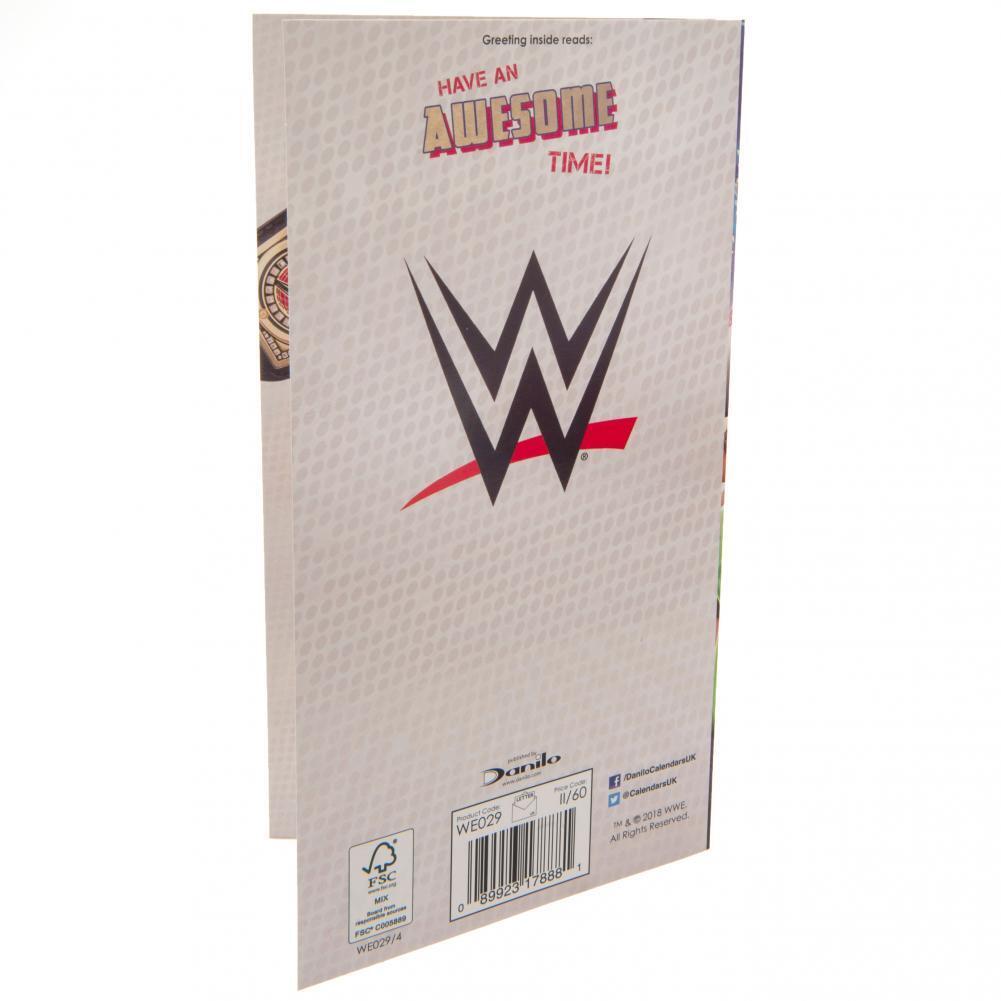 WWE Birthday Card