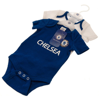 Chelsea FC 2 Pack Bodysuit BW