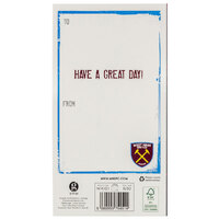 West Ham United FC Crest Birthday Card