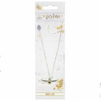 Harry Potter Silver Plated Necklace Golden Snitch