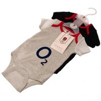 England RFU 2 Pack Bodysuit 6/9 mths GR