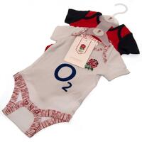 England RFU 2 Pack Bodysuit 9/12 mths PS