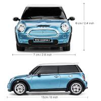 Mini Cooper S Radio Controlled Car 1:24 Scale Blue