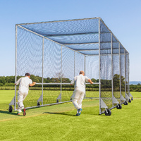 Olimpico Mobile Cricket Batting Cag - 360° Fuction [Cage Length: 8m]