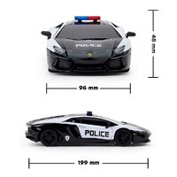 Lamborghini Aventador Radio Controlled Car 1:24 Scale Police