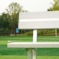 Cazna AP Players Benches with Back Rest