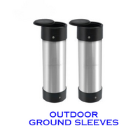Cazna Schools Competition Volleyball Posts [Volleyball Net Options:: No Net] [Ground Sockets Type:: Indoor]