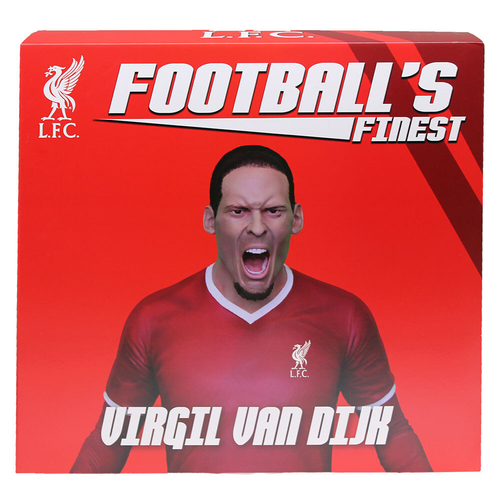 Liverpool FC Footballs Finest Virgil Van Dijk Premium 60cm Statue