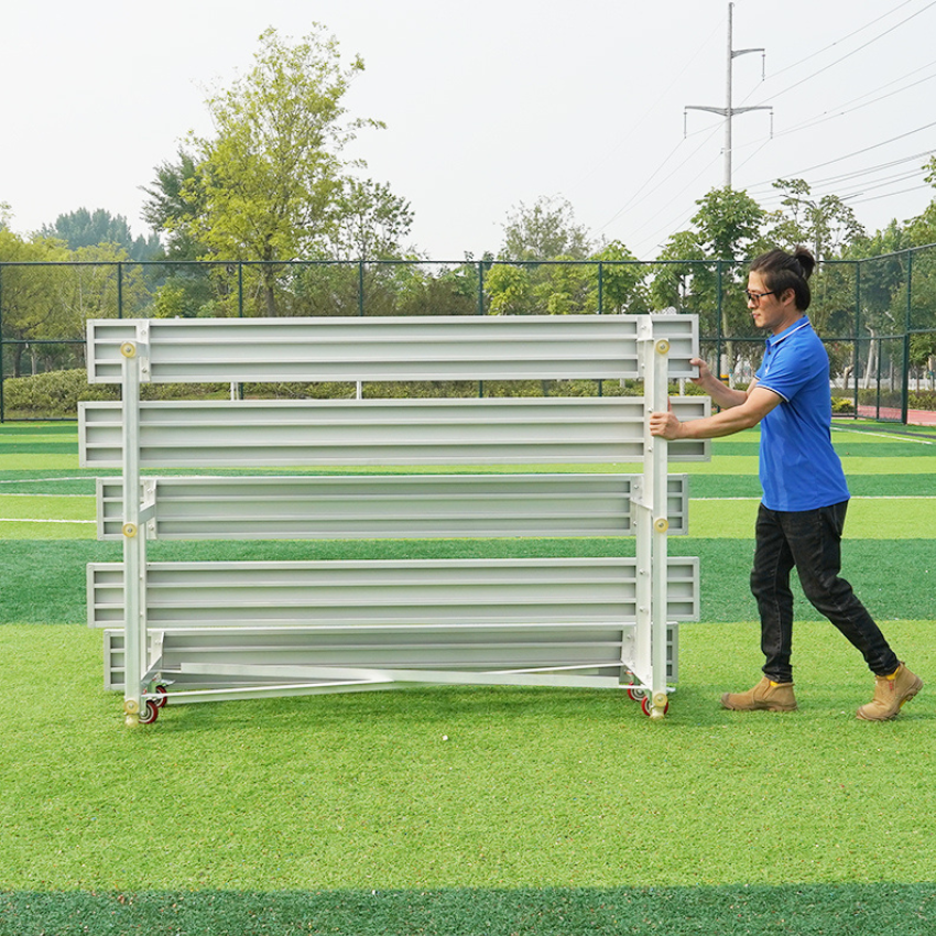Cazna Mobile Bleachers [2-Tier/3-Tier] [2-Tier / 3-Tier System:: 2-Tier] [Bleacher Package:: Single Bleacher (10 Seats)]