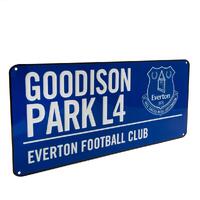 Everton FC Colour Street Sign