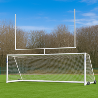 Cazna Gold Freestanding Soccer / Rugby Combo Goal
