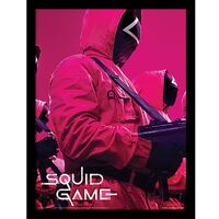 Squid Game Framed Picture 16 x 12 Troops