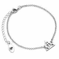 Harry Potter Sterling Silver Charm Bracelet Deathly Hallows