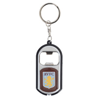 Aston Villa FC Key Ring Torch Bottle Opener