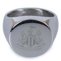 Newcastle United FC Round Signet Ring Medium U