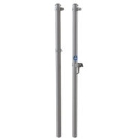 Cazna Schools Competition Volleyball Posts [Volleyball Net Options:: No Net] [Ground Sockets Type:: Indoor]