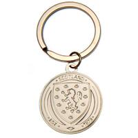 Scotland Silver Plated Keyring