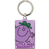 Little Miss Naughty Metal Keyring