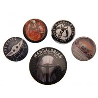 Star Wars: The Mandalorian Button Badge Set