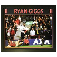 Manchester United FC Giggs Signed Framed Print