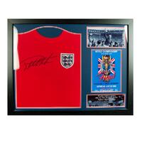 England FA Sir Geoff Hurst Signed Shirt (Framed)