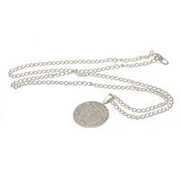 Chelsea FC Silver Plated Pendant & Chain XL