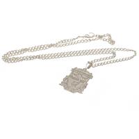 Liverpool FC Silver Plated Pendant & Chain XL