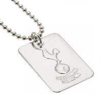 Tottenham Hotspur FC Silver Plated Dog Tag &amp; Chain