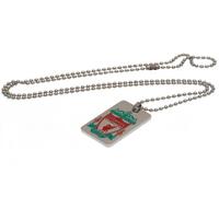 Liverpool FC Enamel Crest Dog Tag & Chain
