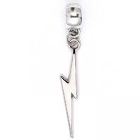 Harry Potter Silver Plated Charm Lightning Bolt