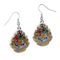 Harry Potter Silver Plated Earrings Hogwarts