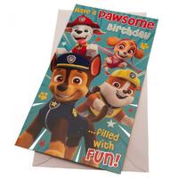 Paw Patrol Birthday Card
