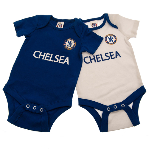 Chelsea FC 2 Pack Bodysuit BW