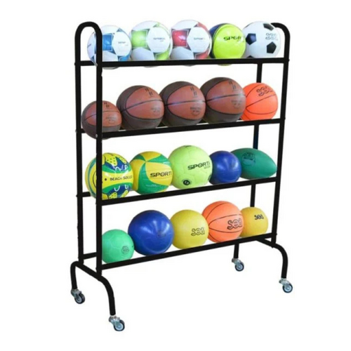 Freestanding Portable Sports Ball Trolley [20/40 BALLS]