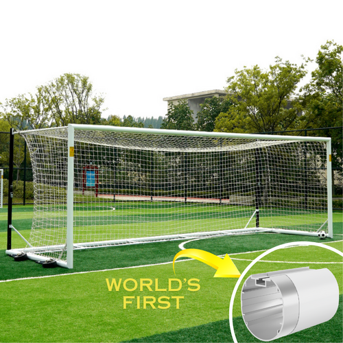 5.6m x 2m Cazna Alu110 Freestanding Stadium Box Football Goal