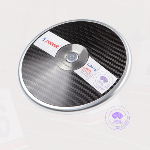 Polanik Carbon in Steel Competition Discus with Central Plate