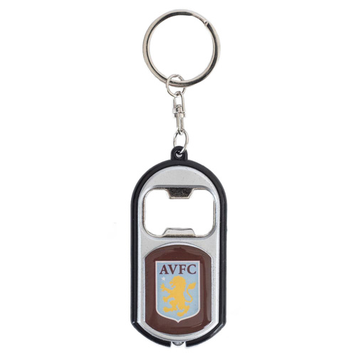 Aston Villa FC Key Ring Torch Bottle Opener