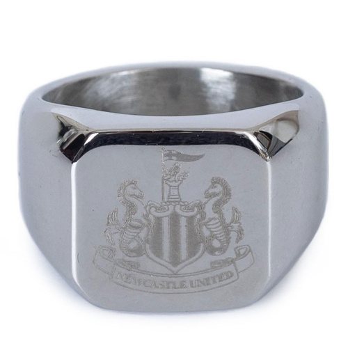 Newcastle United FC Square Signet Ring Size X