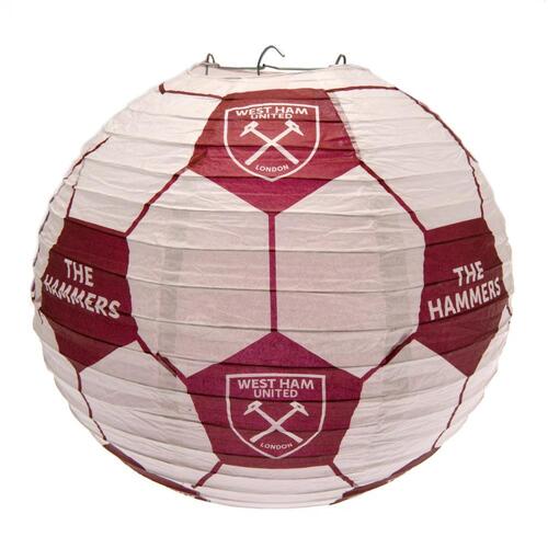 West Ham United FC Paper Light Shade