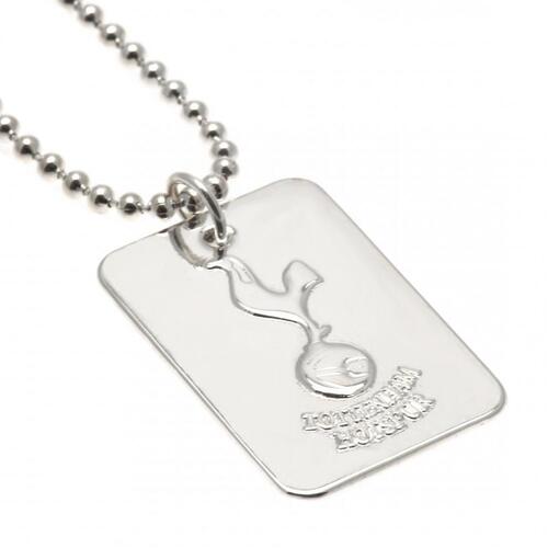 Tottenham Hotspur FC Silver Plated Dog Tag &amp; Chain
