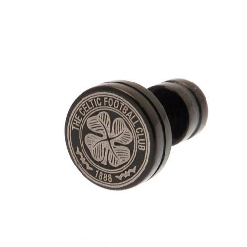 Celtic FC Black IP Stud Earring