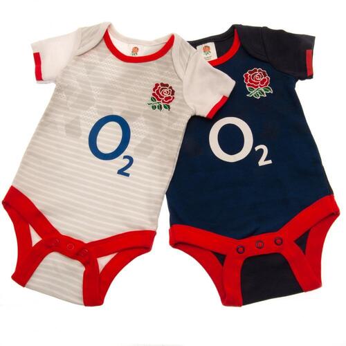England RFU 2 Pack Bodysuit 9/12 mths ST